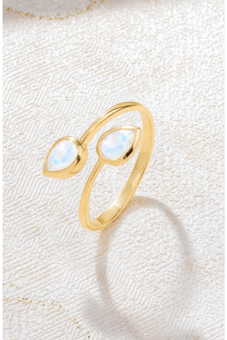 Gemstone Bypass Ring, Alternate, color, BLUE MULTI