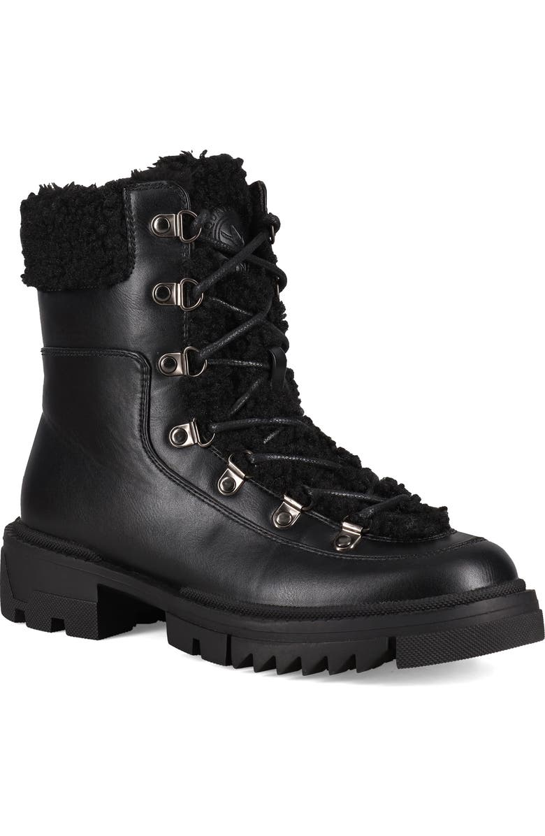 AQUATHERM BY SANTANA CANADA Nessa Faux Fur Lug Sole Boot, Main, color,