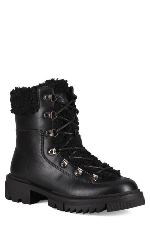 Nessa Faux Fur Lug Sole Boot (Women)