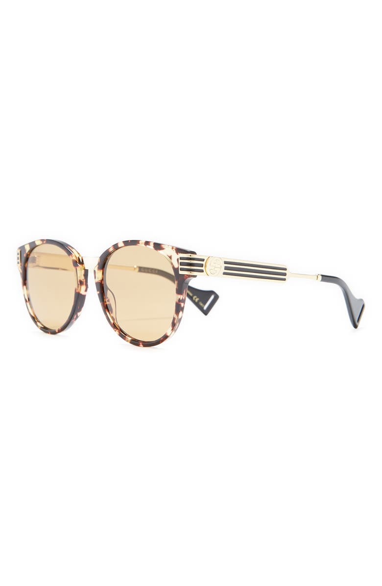 Gucci 50mm Round Sunglasses, Alternate, color,