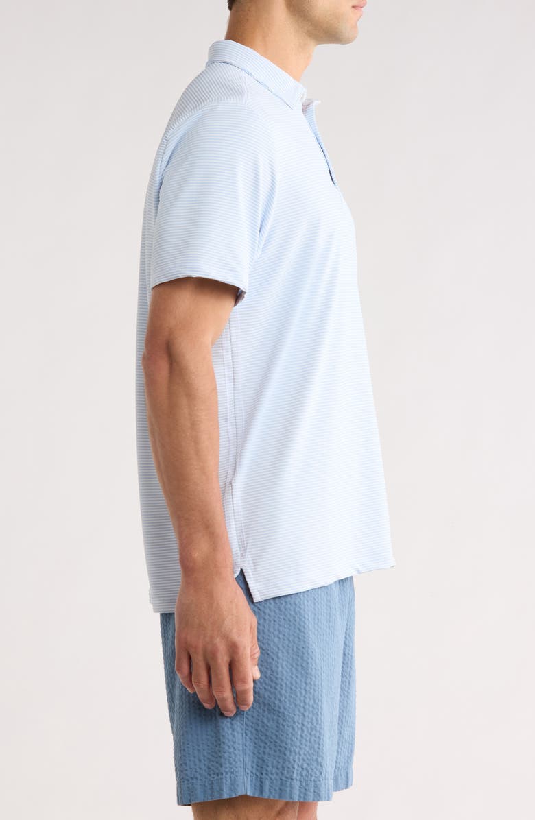 Tommy Bahama Catch The Wave Stripe Polo, Alternate, color, Sky Blue