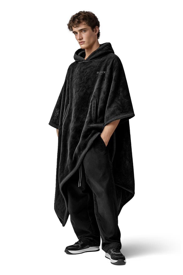 Harry Potter x Blvck 'Tom Riddle' Hooded Blanket, Main, color, Black
