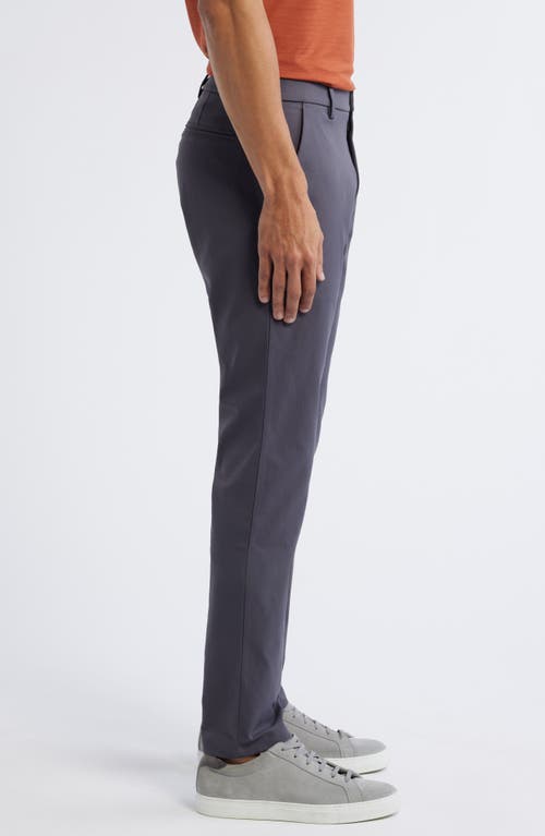Rhone Gotham Slim Fit Water Repellent Pants In Gray