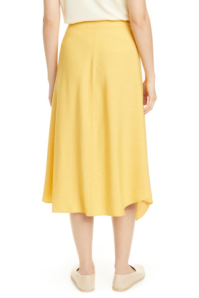 Side Buckle Drape Skirt, Alternate, color, LEMON GLAZE