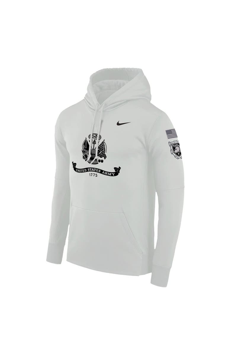 Nike Men's Nike Gray Army Black Knights Army 250 Collection Therma Hoodie, Alternate, color, Gray