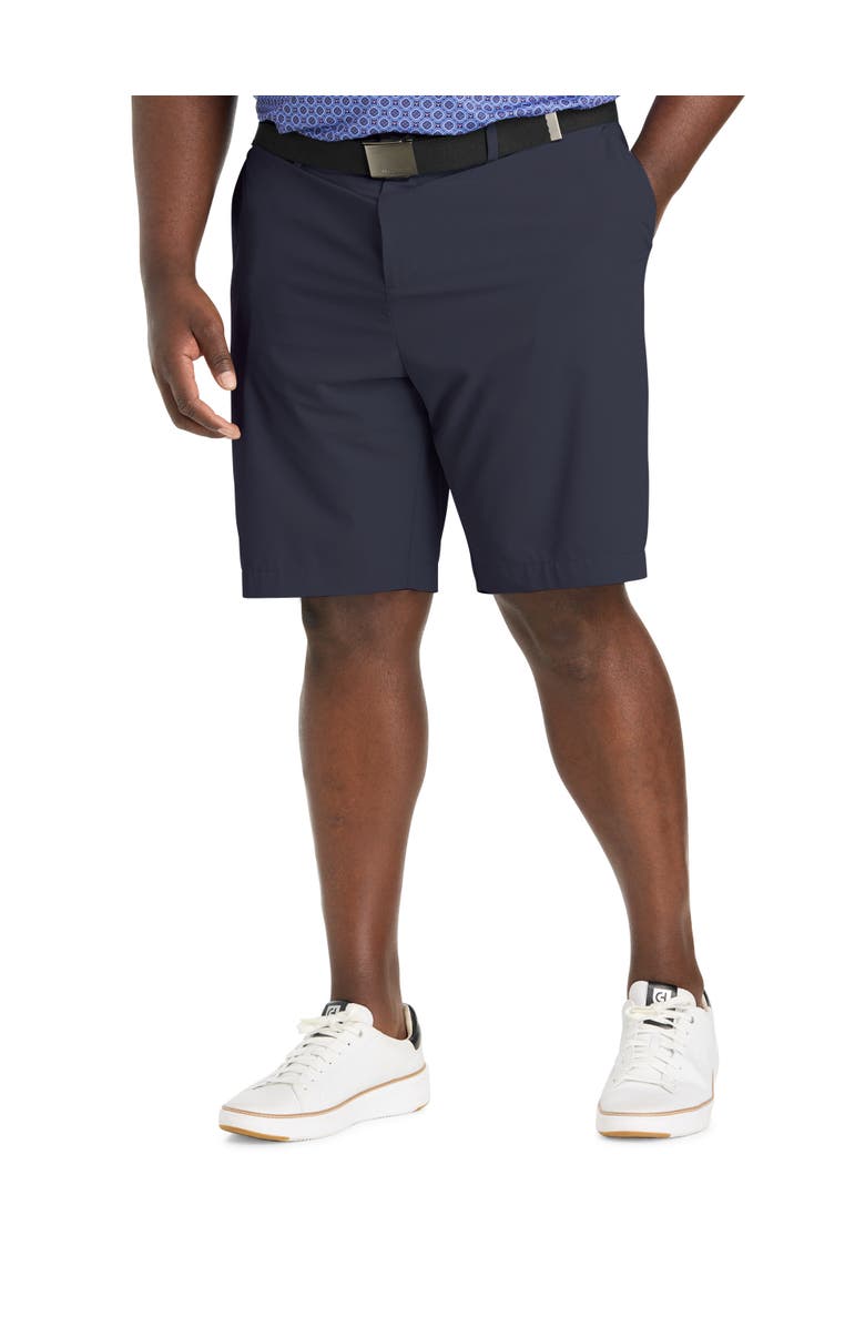 Callaway Big & Tall Premium Flat-Front Golf Shorts, Main, color, Night Sky