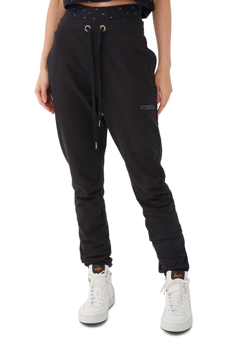 HUMAN NATION Gender Inclusive Movement Organic Cotton Blend Joggers, Main, color, 