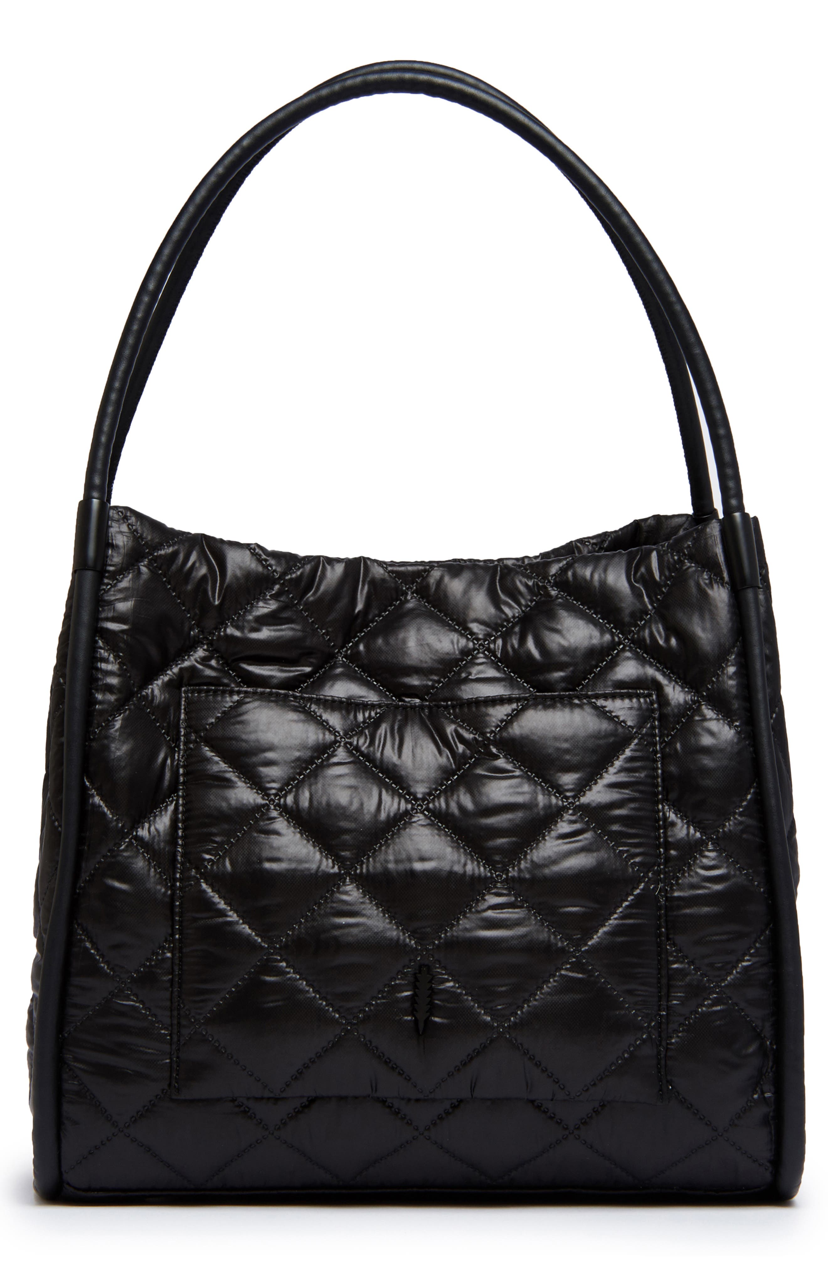 Thacker Tery Diamond Quilted Nylon Tote, Main, color, 