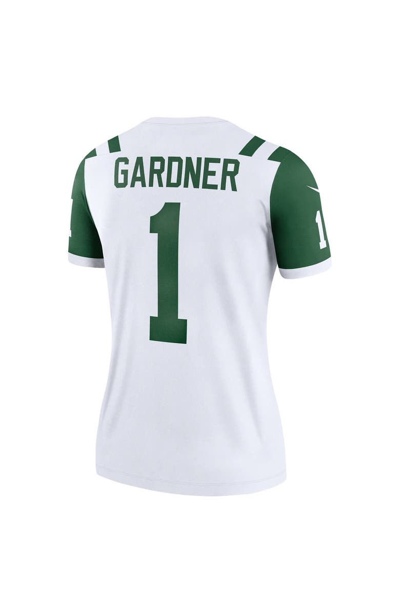 Nike Women's Nike Ahmad Sauce Gardner Classic Alternate White New York Jets Alternate Legend Player Performance Top, Alternate, color, White
