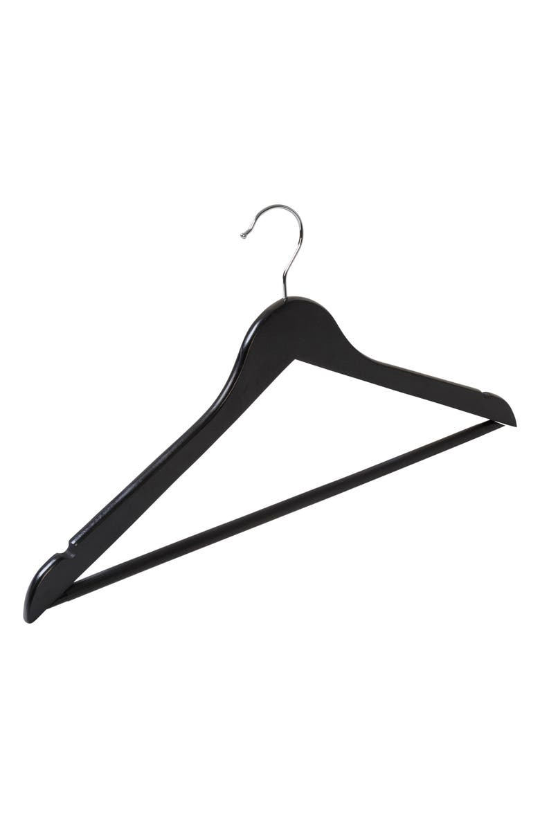 HONEY-CAN-DO 24-Pack Wood Hangers, Alternate, color, 