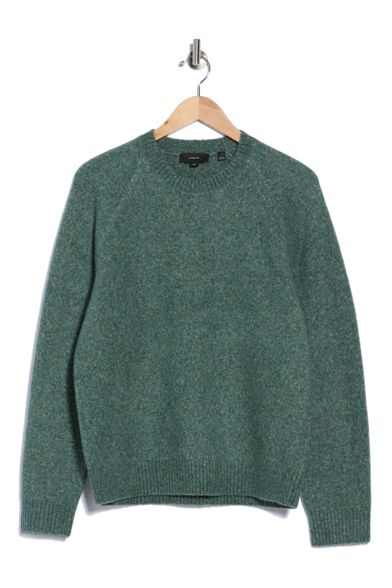 Thermal Crewneck Wool Blend Sweater, Main, color, DK H VENTANA