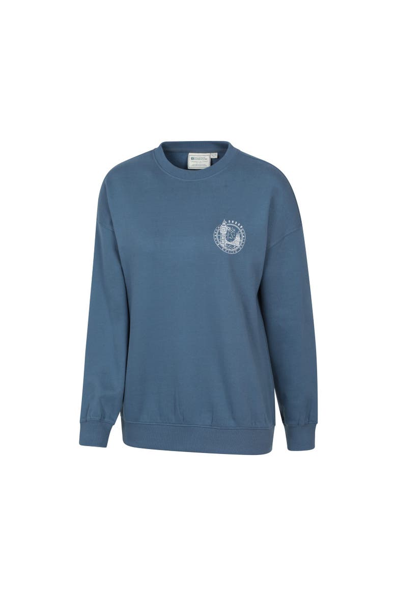 London Graphic Sweatshirt, Alternate, color, Navy