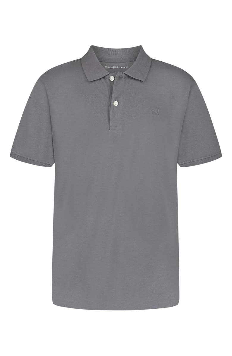 Calvin Klein Kids' Cotton Knit Polo, Main, color,