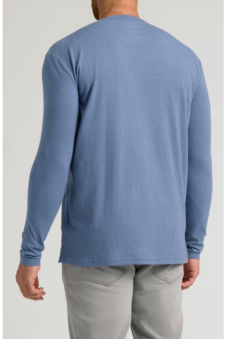 Tall Classic Long Sleeve T-Shirt, Alternate, color, DARK HEATHER VINTAGE NAVY