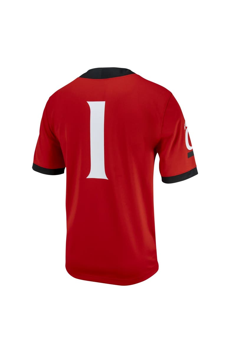 Nike Men's Nike #1 Red Cincinnati Bearcats Untouchable Football Jersey, Alternate, color, 
