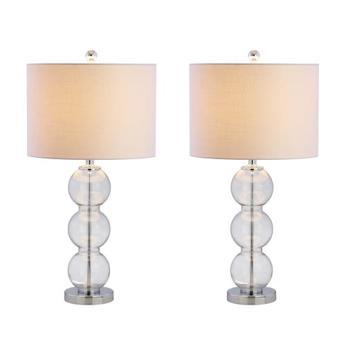 Jonathan Y Bella 27" Glass Triple-sphere Led Table Lamp