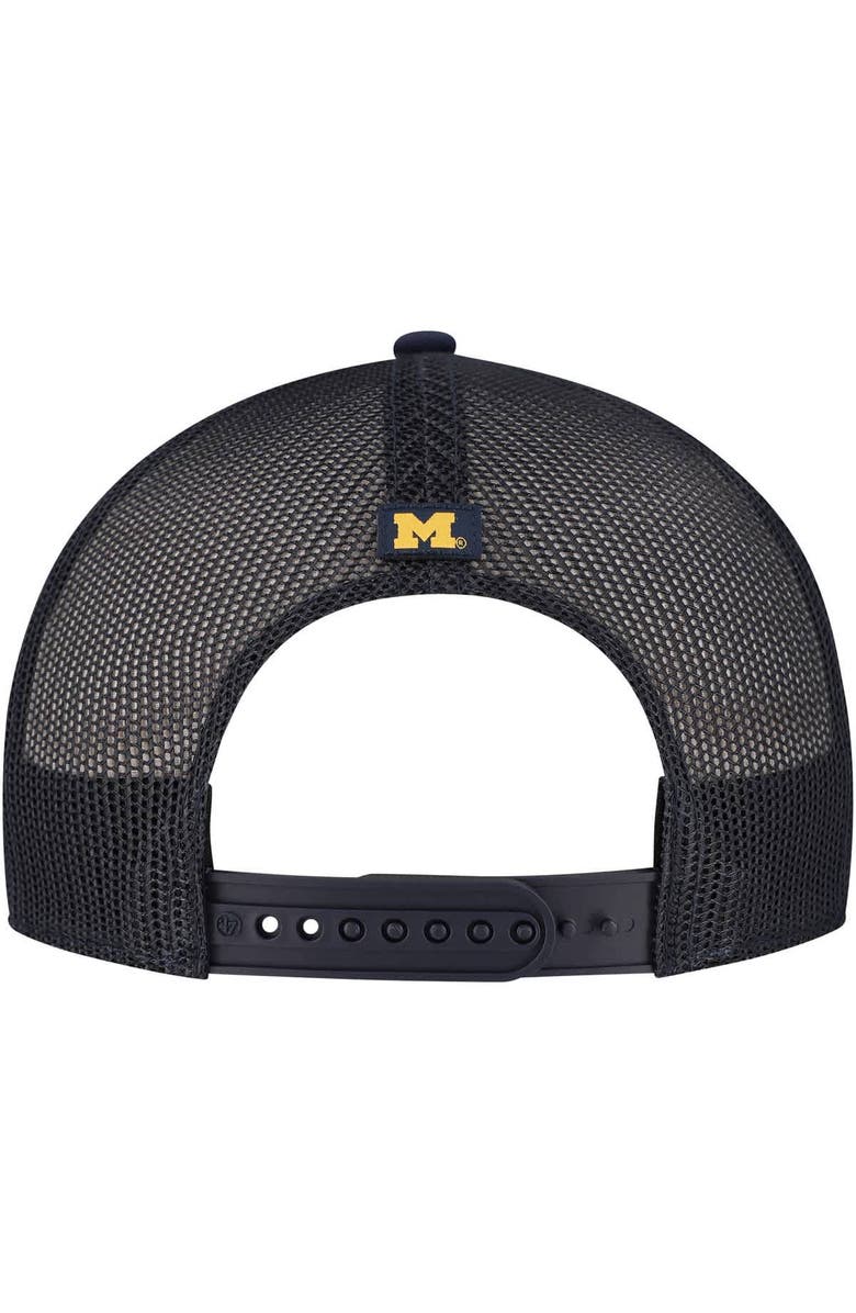 '47 Women's '47 Navy Michigan Wolverines Biloxi Hitch Adjustable Hat, Alternate, color, Navy