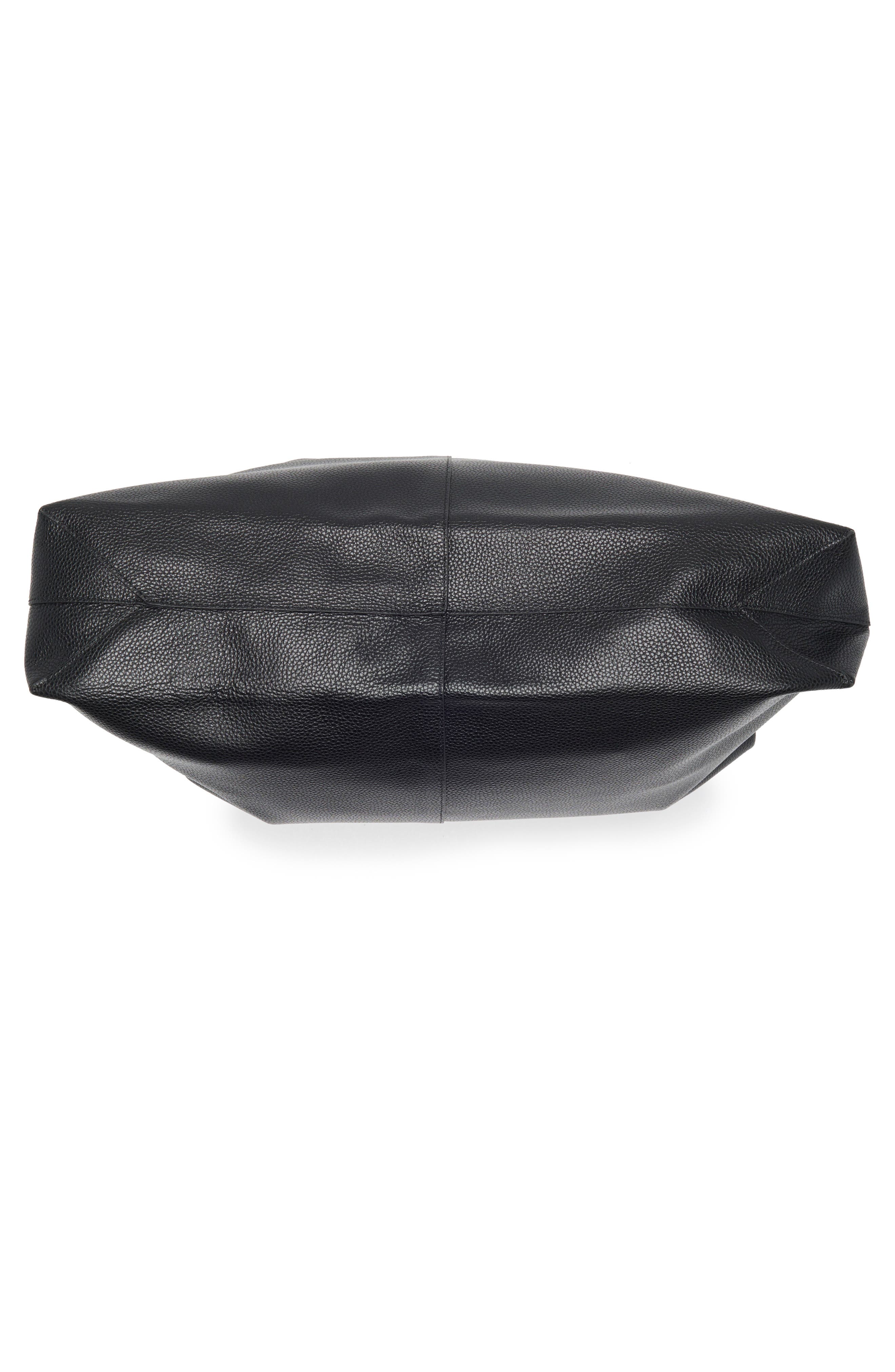 Kurt Geiger London Violet Leather Hobo Bag, Alternate, color, Black