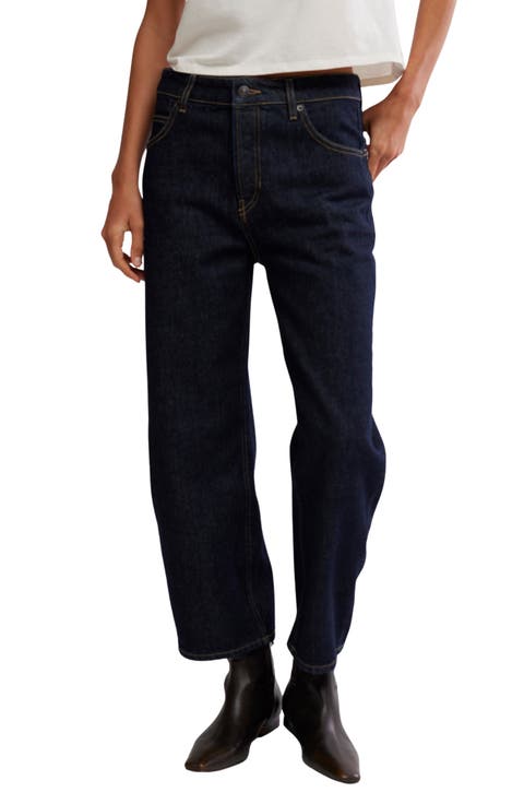 Deep Trance High Waist Crop Jeans