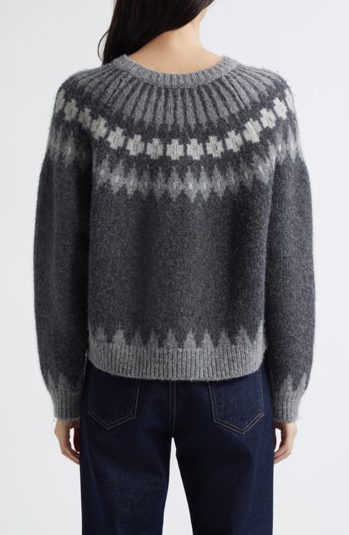 Nili Lotan Crew Neck Sweater In Gray