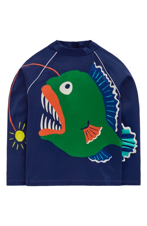 Kids' Sun Safe Fun Long Sleeve Rashguard (Toddler, Little Kid & Big Kid)
