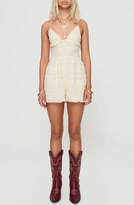 Princess Polly Pyper Open Back Romper