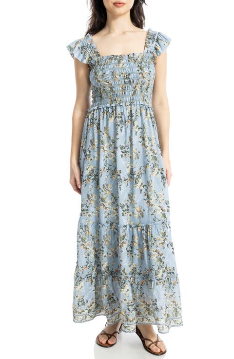 Smocked Tiered Maxi Dress