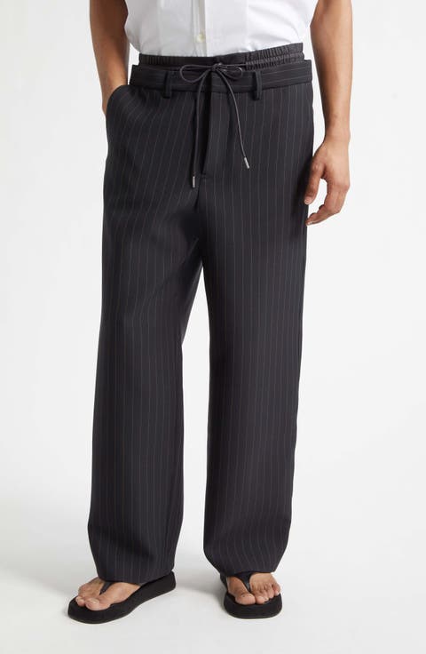 Matelassé Twill Double Waist Pants