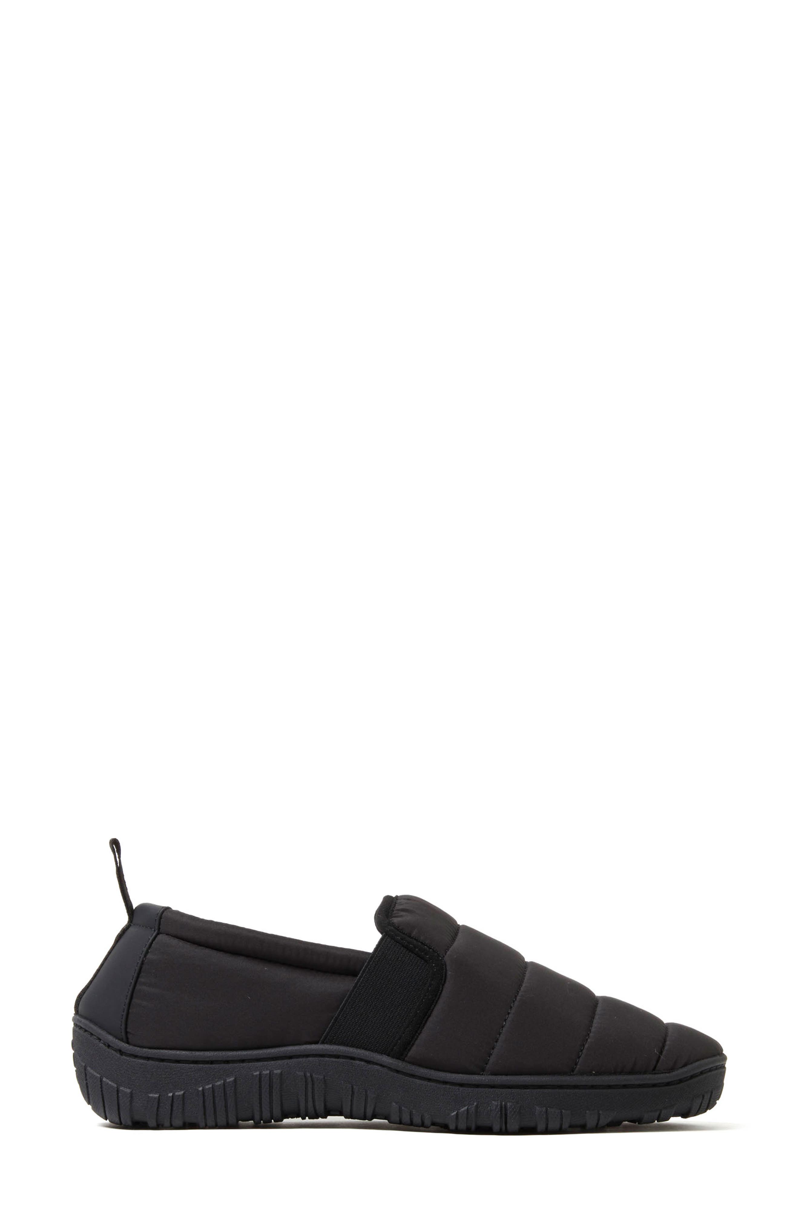 DEARFOAMS Energy Walk Water Resistant Slipper, Alternate, color, Black