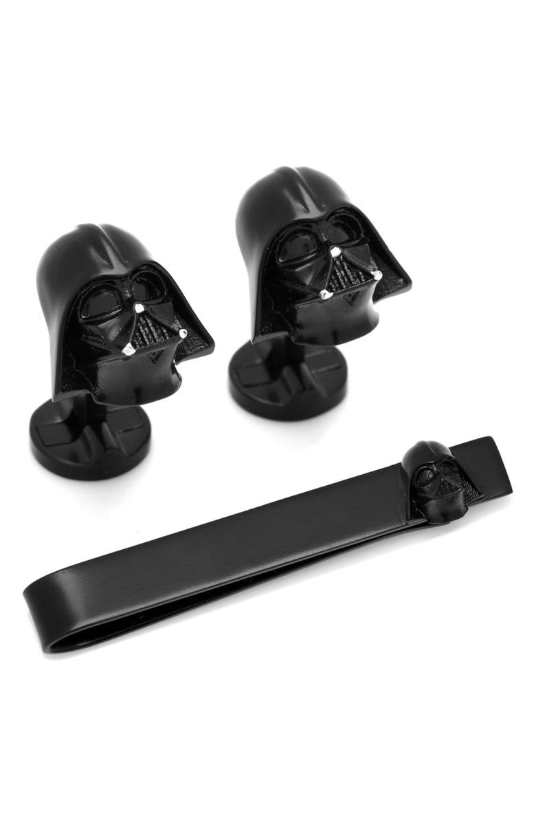 Cufflinks, Inc. Star Wars<sup>™</sup> - Darth Vader Cuff Links & Tie Bar Set, Main, color, 