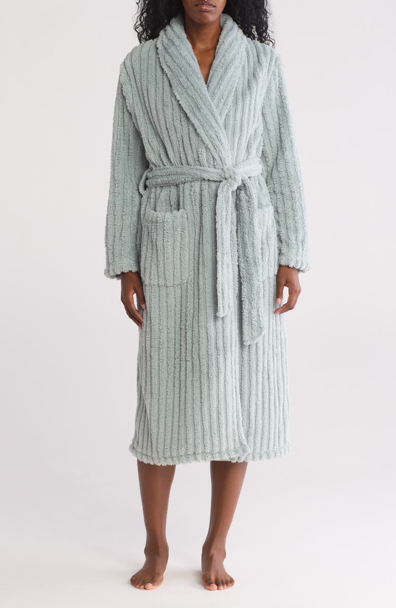 NORDSTROM RACK Textured Plush Fleece Robe, Main, color, 