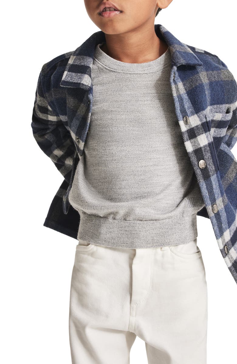 Reiss Kids' Marjon Jr. Plaid Button-Up Shirt, Alternate, color, 