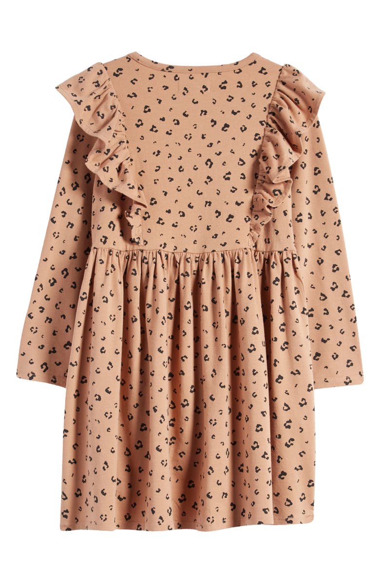 Tucker + Tate Kids' Ruffle Long Sleeve Fit & Flare Dress, Alternate, color, 
