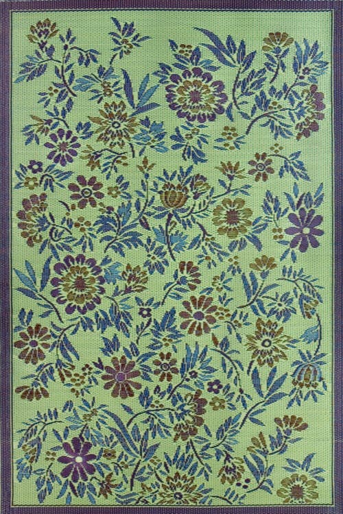 Mad Mats Wildflowers Eggplant Rug