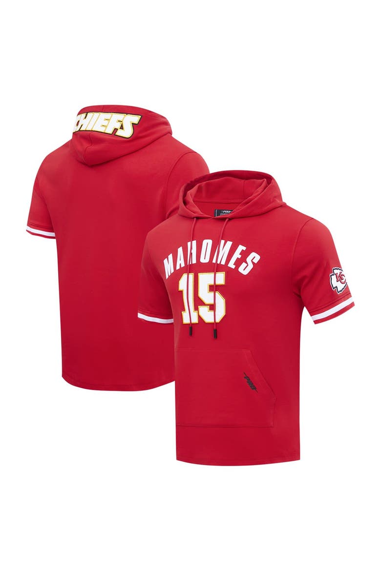 Men's Pro Standard Patrick Mahomes Red Kansas City Chiefs Player Name & Number Hoodie T-Shirt, Main, color, Red