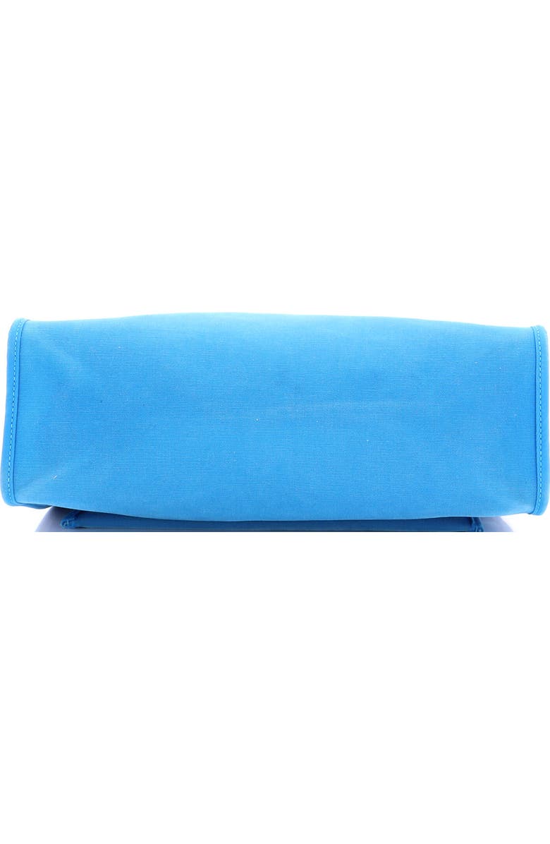 Pre-Owned Hermes Herbag Zip Leather and Toile 31, Alternate, color, Bleu Zanzibar