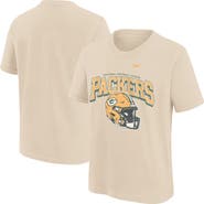Nike Youth Nike Natural Green Bay Packers Vintage Mod Easy Lane T-Shirt