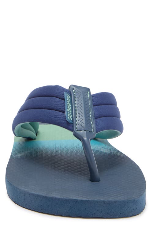Havaianas Print Flip Flop In Indigo Blue