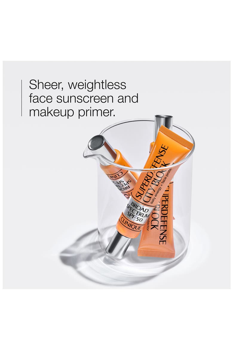 Superdefense™ City Block Broad Spectrum SPF 50 Daily Energy + Face Protector, Alternate, color, NO COLOR