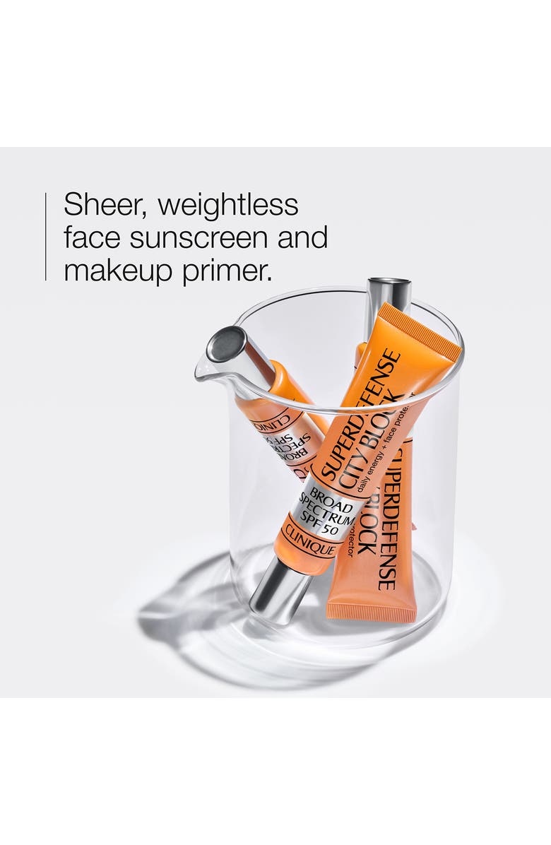 Clinique Superdefense<sup>™</sup> City Block Broad Spectrum SPF 50 Daily Energy + Face Protector, Alternate, color, 
