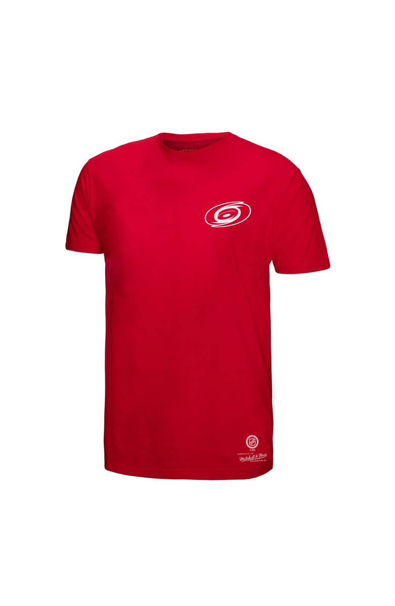 Mitchell & Ness Men's Mitchell & Ness Red Carolina Hurricanes Penalty Box 2.0 T-Shirt, Alternate, color, Red