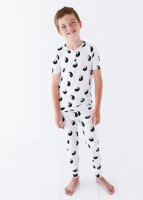 Charlie Lou Baby ® Yin & Yang Pajama Set In White