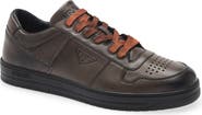 Prada Downtown Hammer Leather Sneaker