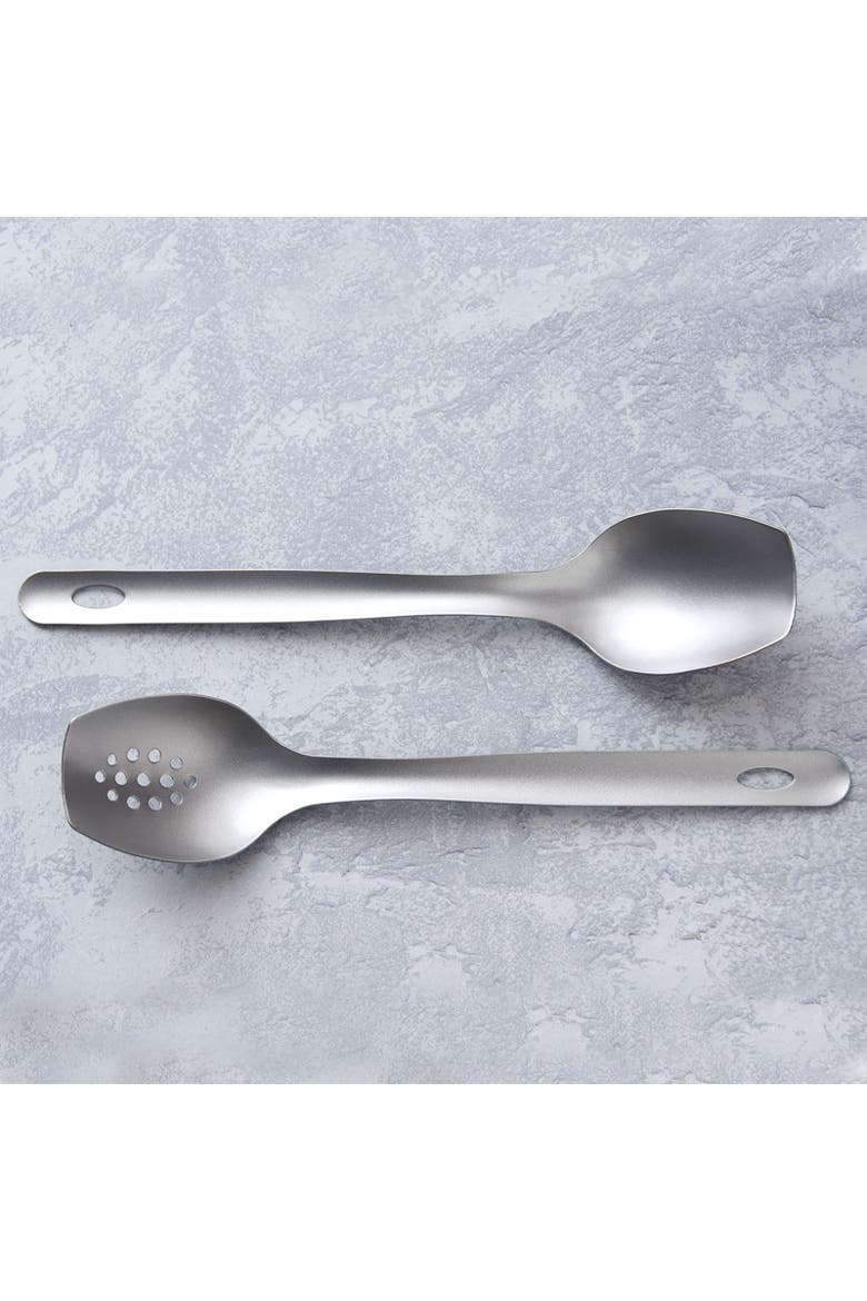 Cutlery Cook's Spoon Solid, Alternate, color, Silver