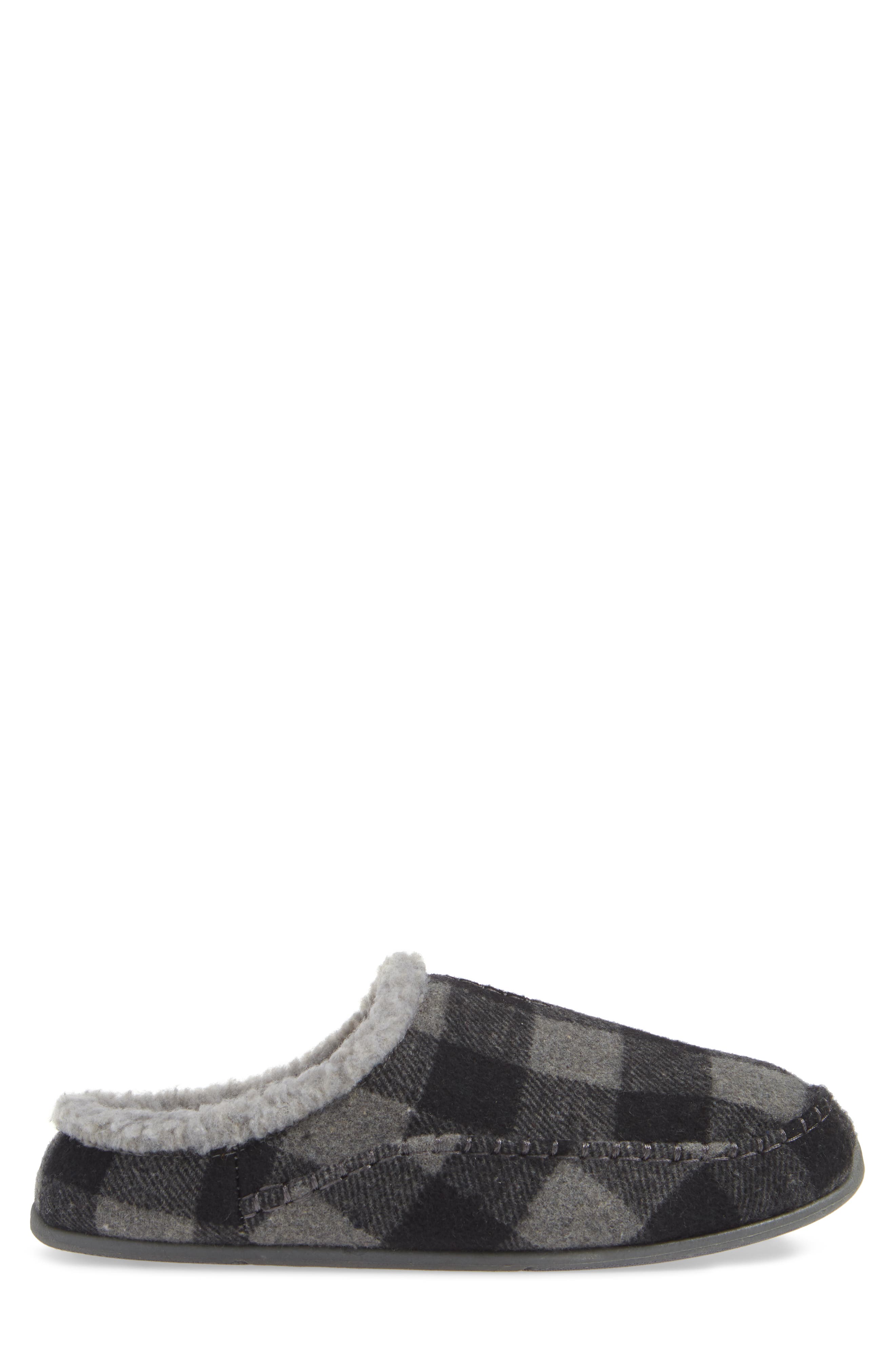 Deer Stags Nordic Slipper, Alternate, color, Grey / Black