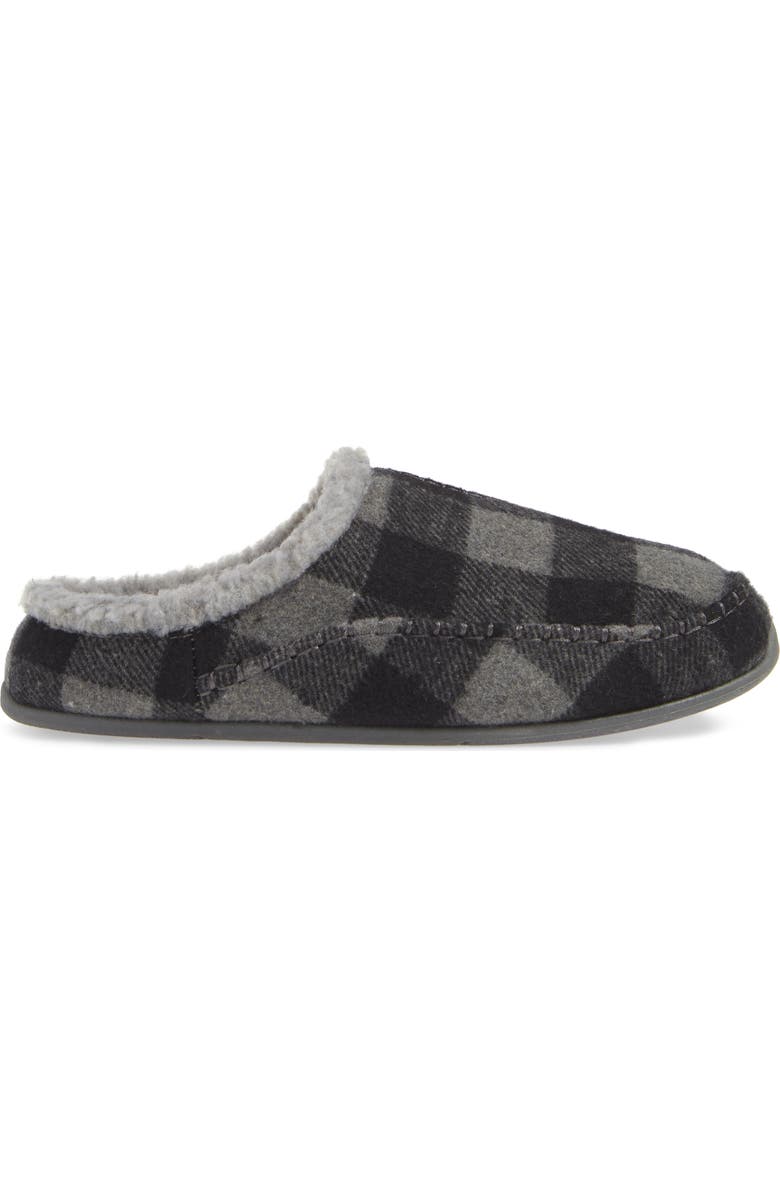 Deer Stags Nordic Slipper, Alternate, color, Grey / Black