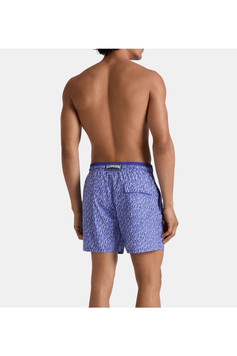Graphic Swim Trunks, Alternate, color, Royal Sky