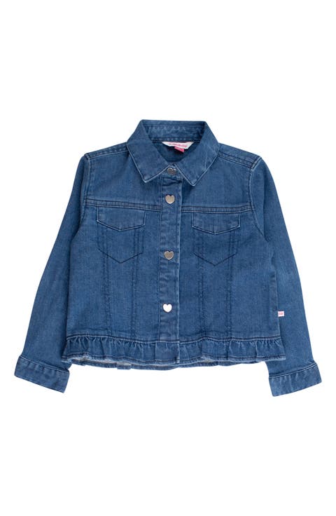 Kids' Ruffle Hem Denim Jacket (Baby & Toddler)