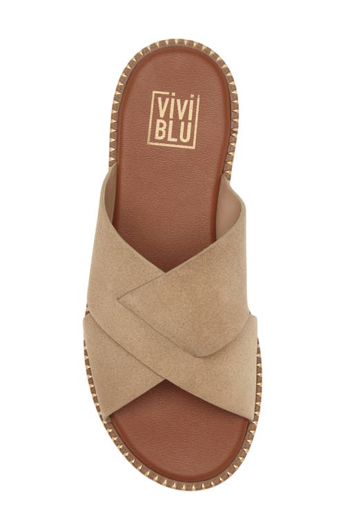 Vivi Blu Guam Slide Sandal In Neutral