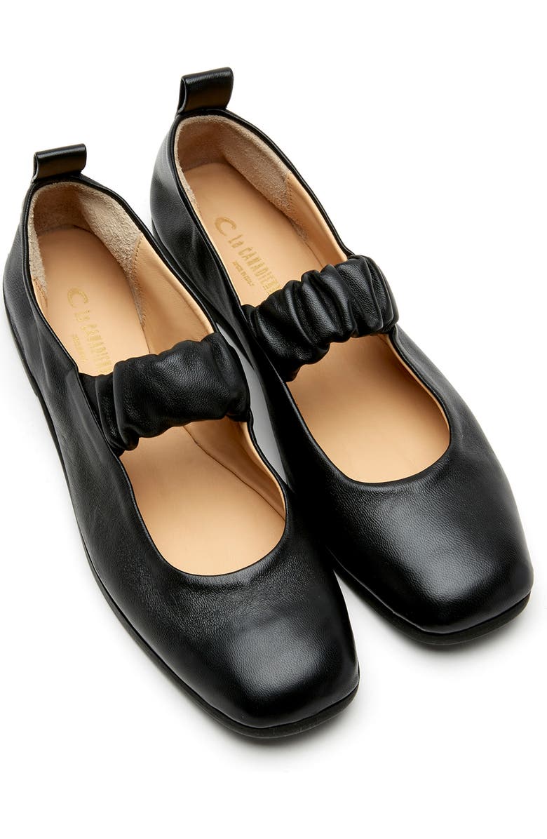 La Canadienne Grey City Dry<sup>™</sup> Mary Jane Flat, Alternate, color, Black Leather